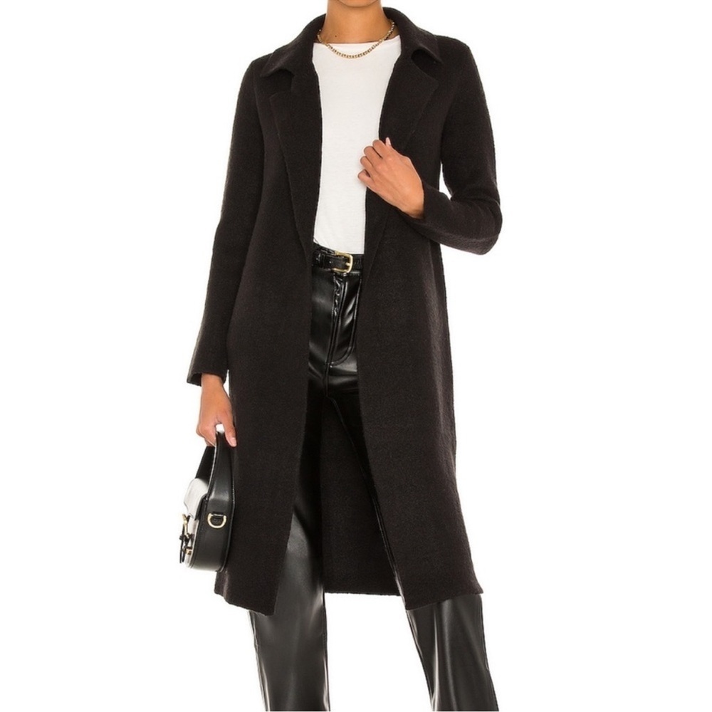 L'Academie London Black Long Cardigan Revolve Size Small New